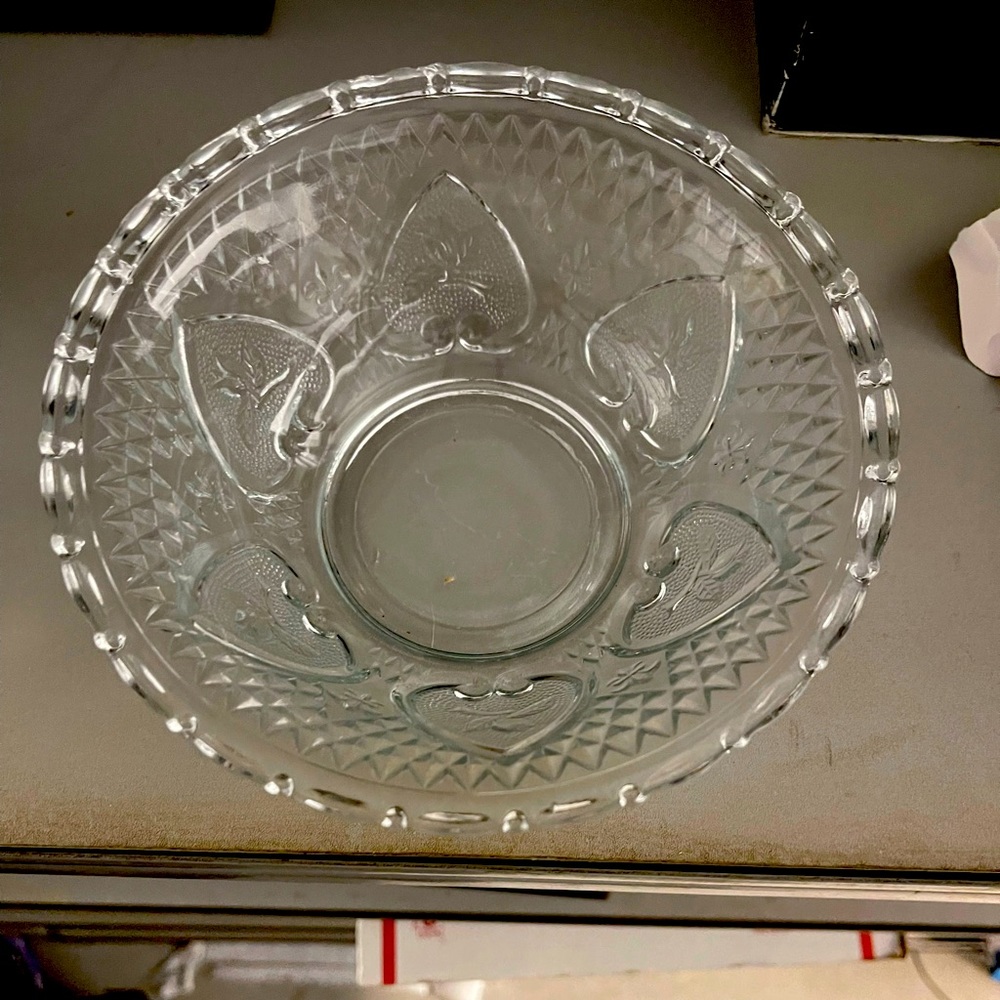 Cut glass dishes